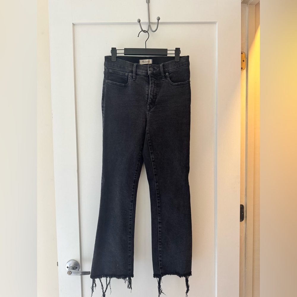 Madewell Women's Black Cali Demi-Boot Cut